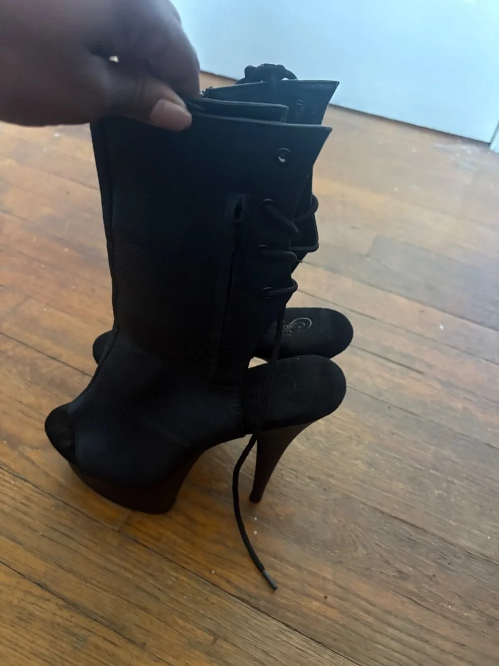 Exotic stripper platform heels